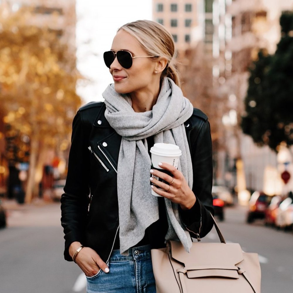 Black Leather Jacket, Club Monaco - Brand NEW